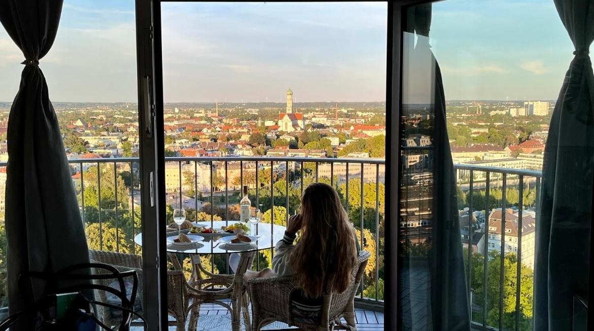 Suite-Xxi City View Hotelturm Augsburg Exterior photo